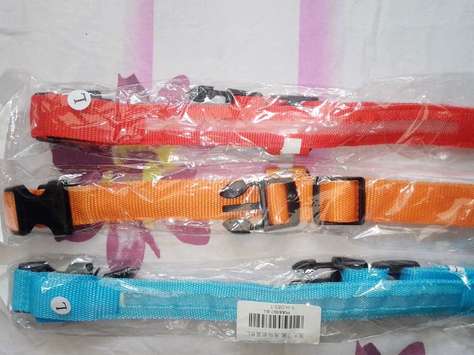Светещи LED нашийници, размери ХS,S,M,L,XL