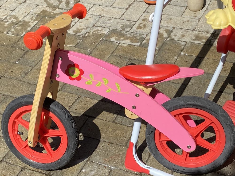 Bicicleta copii de lemn