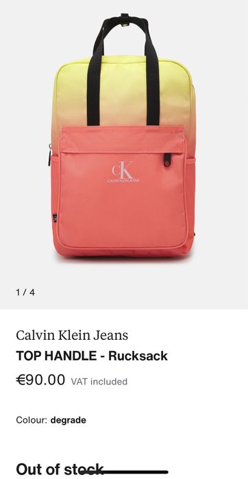 Rucsac/Ghiozdan original Calvin Klein Jeans nou