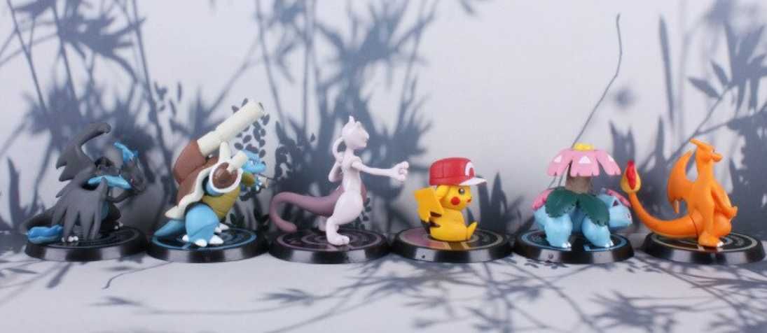 Set Figurina pokemon Pikachu Blastoise Mewtwo Charizard  7 cm anime