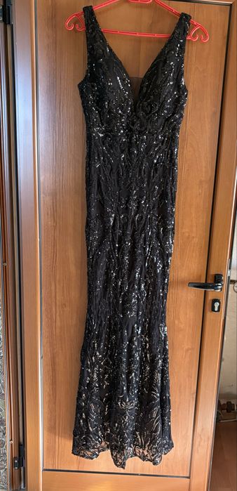 Черна официална рокля нова