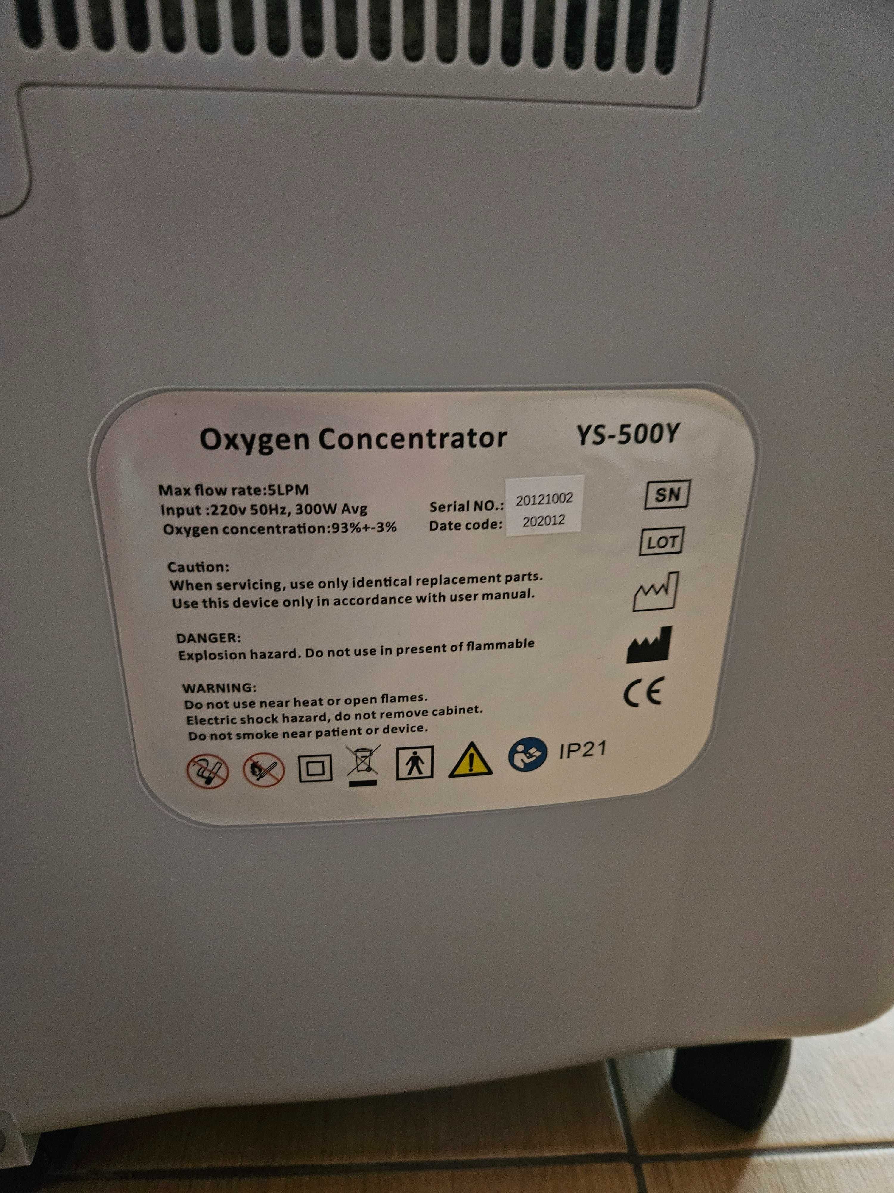Oxygen concentrator ys-500y 5l