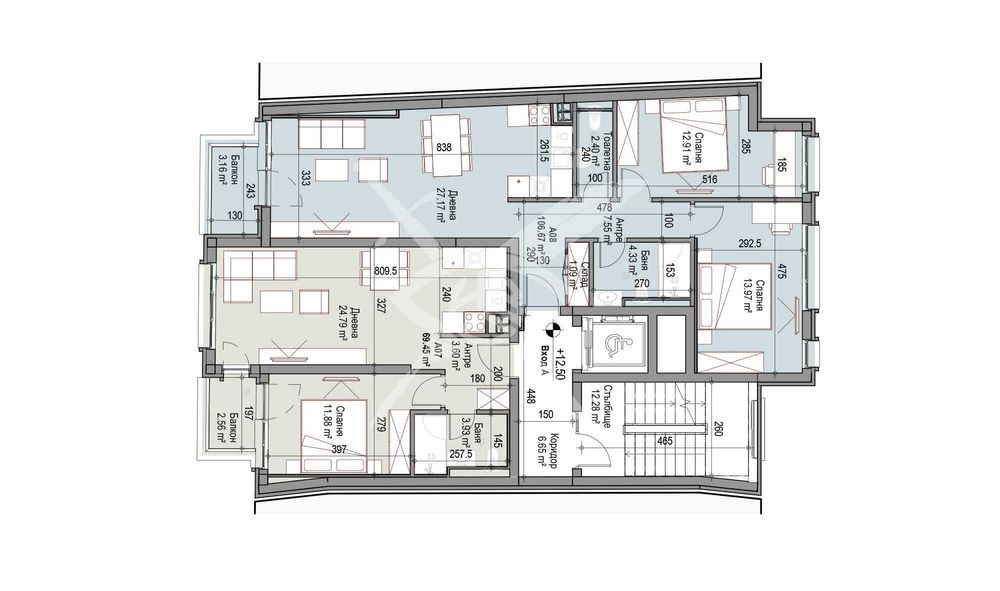 Продава се Двустаен апартамент в София, Хаджи Димитър - 70 кв.м за 1905 €/кв.м - Снимка #2