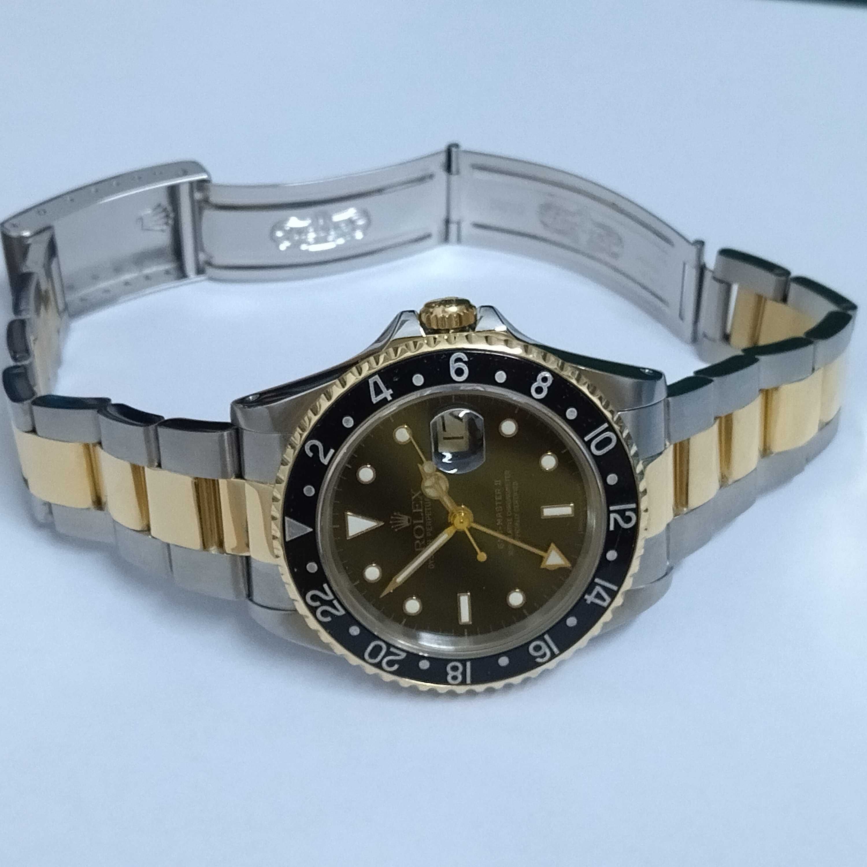 ROLEX GMT Master II 16713, Steel&Gold 18k, профилактиран - оригинал