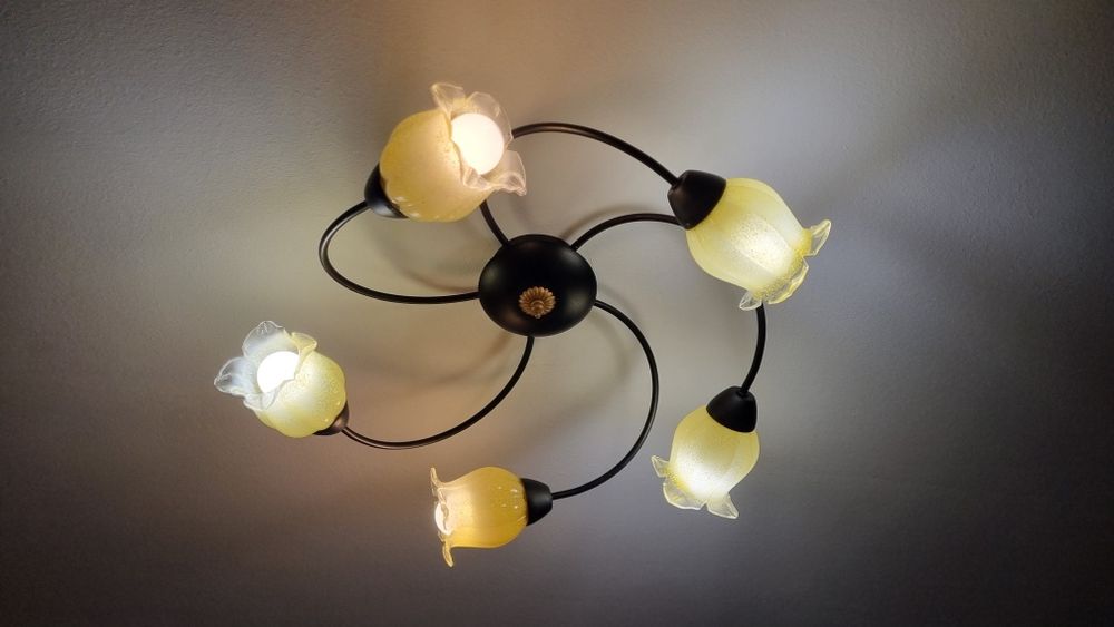 Lustra dormitor cu 5 becuri