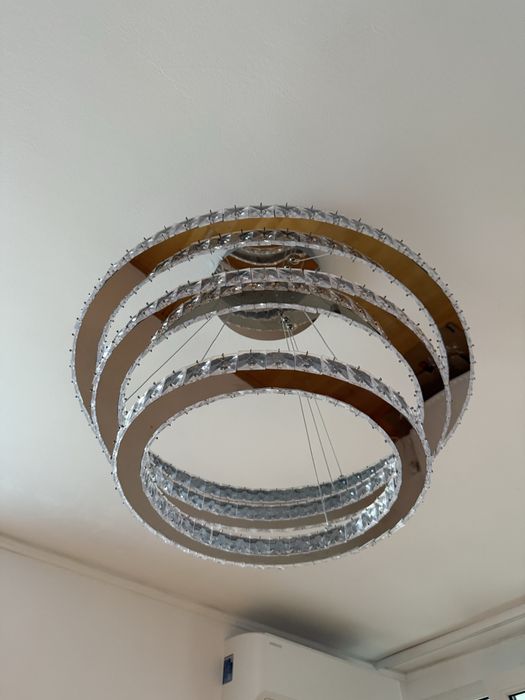 Candelabru led 3 inele