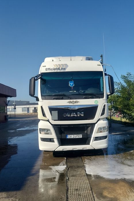 Vand ansamblu cap tractor MAN TGX 2015 +semiremorca 2023 cereale 52 MC