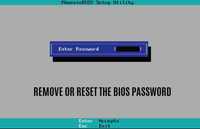 снимем пароль BIOS с загрузки ноутбука, Windows и Linux