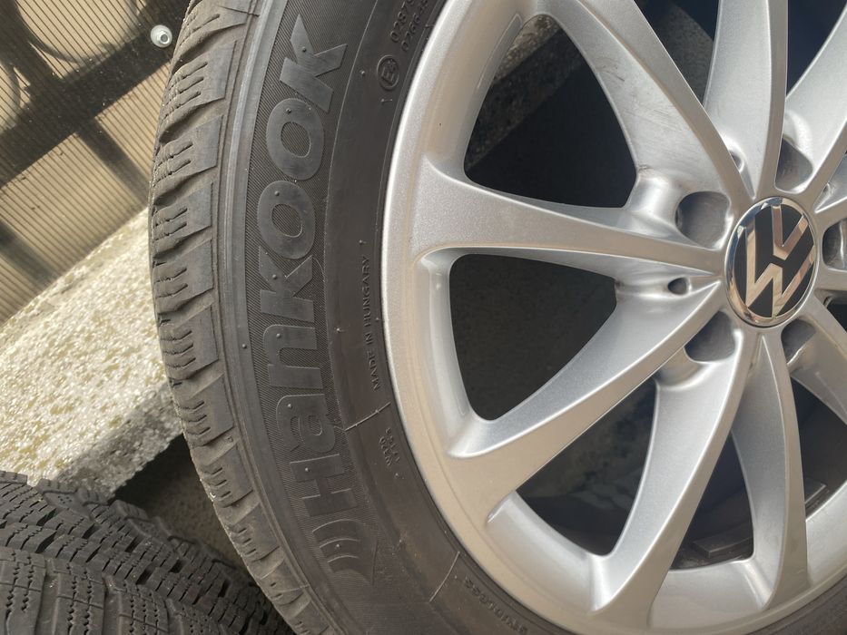 Roti/jante vw passat,eos,sharan 205/55/17 ms si fulg , hankook iarna
