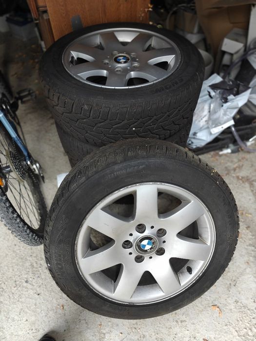 205 55 16 iarna cu jante 5x120 bmw