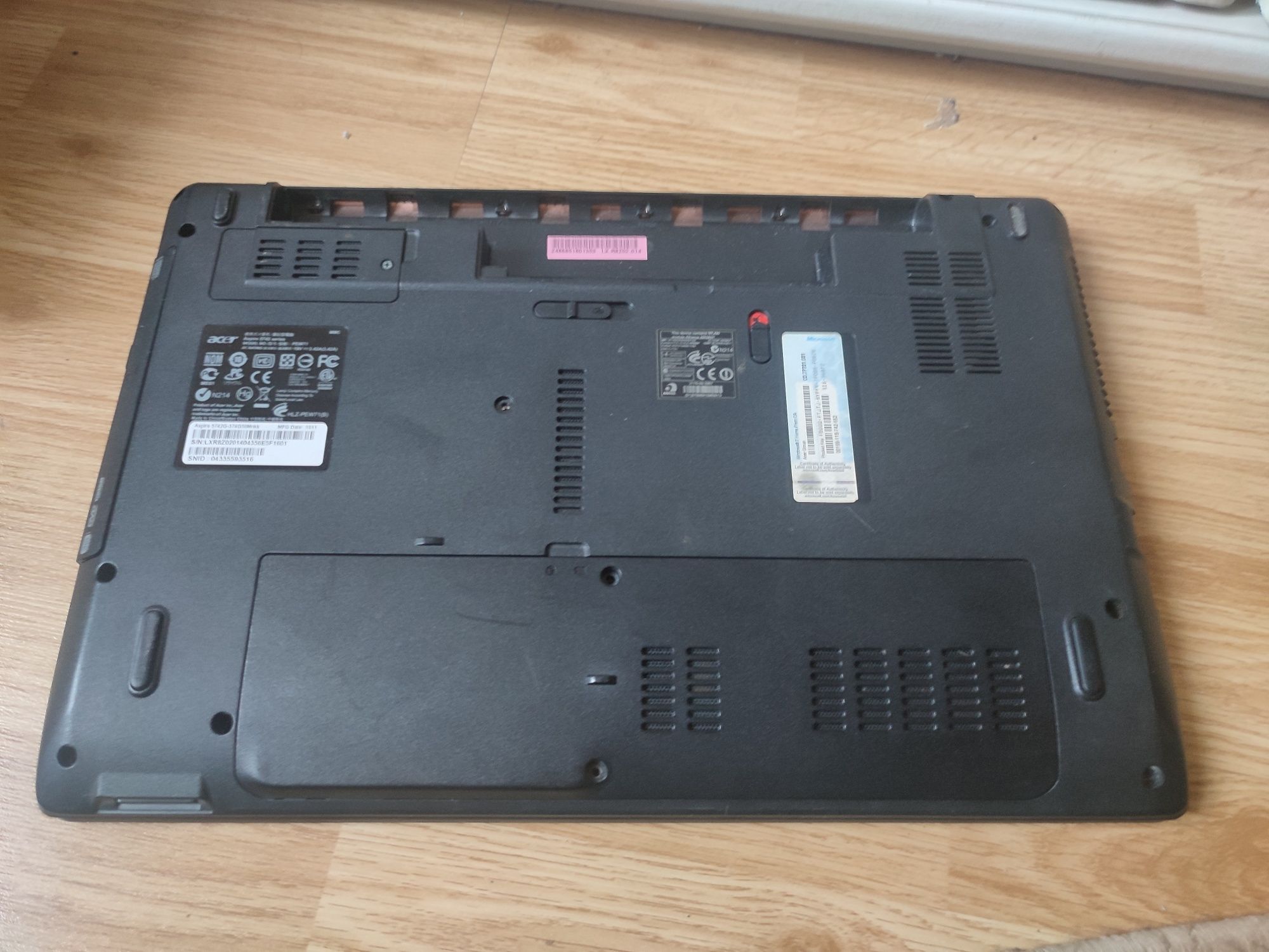 Carcasa completa + Balamale + Dvd - Acer Aspire 5742G 5741G 5551G