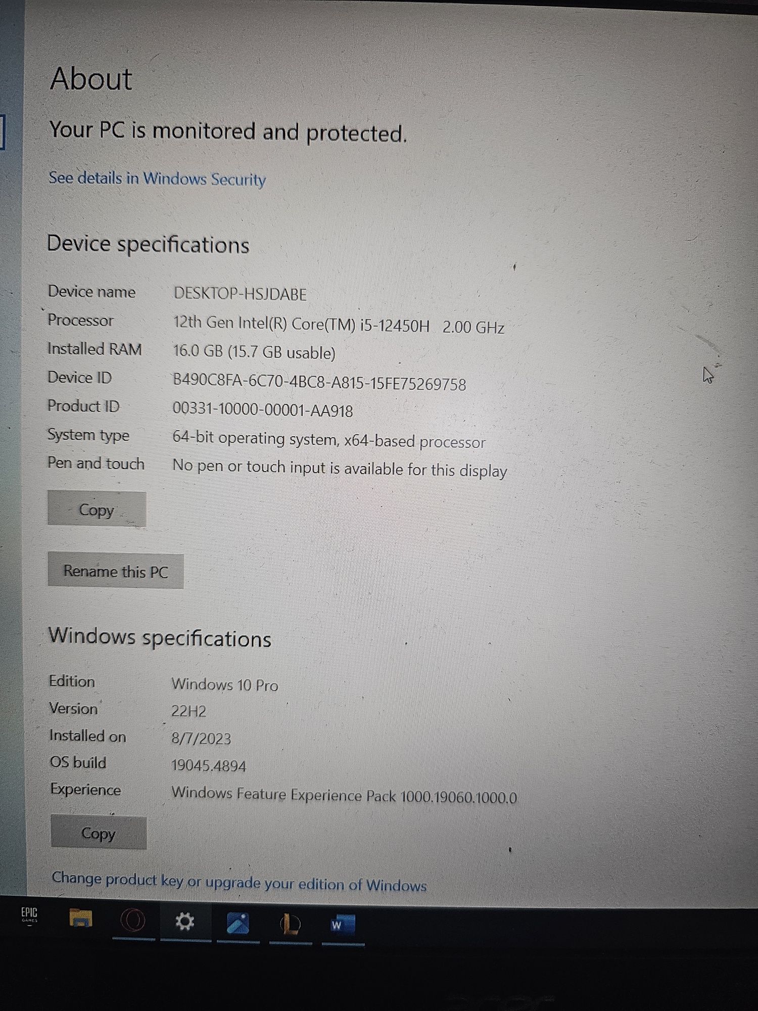 Лаптоп Acer Aspire 7
