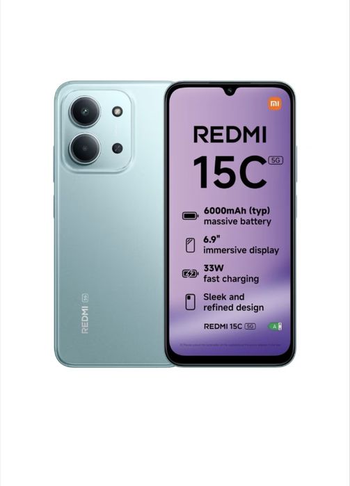 Xiaomi redmi 15c 128GB НЕРАЗОПАКОВАН НОВ