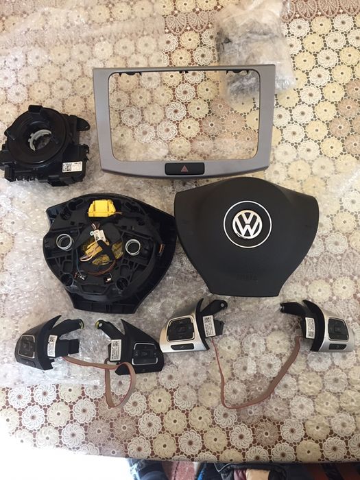Vw airbag модул волан мулти пера лентов кабел golf passat