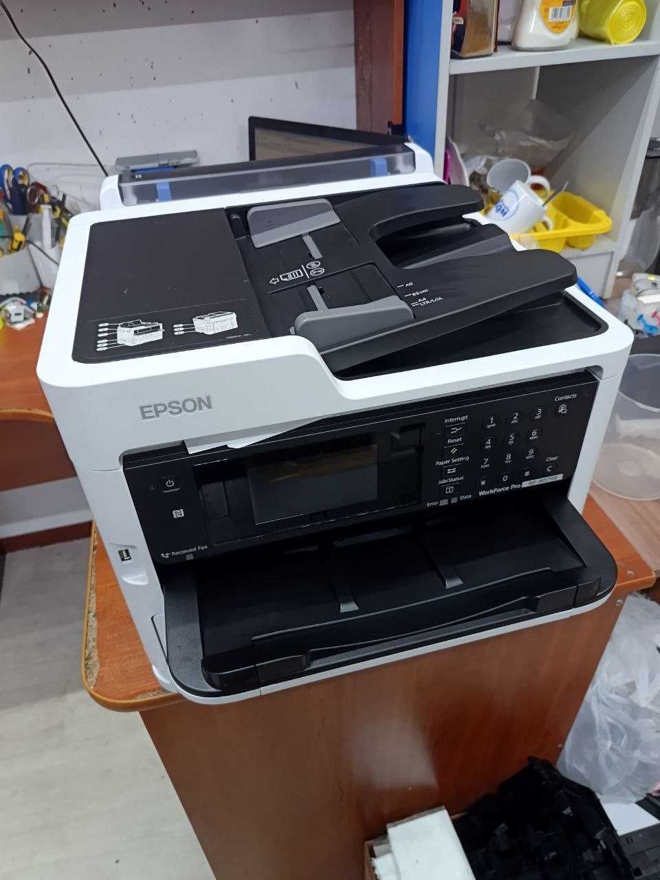 Струйный монохромный МФУ Epson WF-M5799 (бесчиповый)