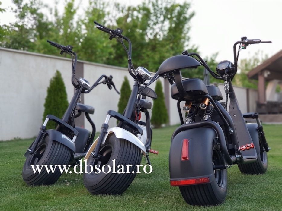 SCOOTER ELECTRIC Trotineta 12Ah 40Km Autonomie Scuter Harley SIGILAT‼️