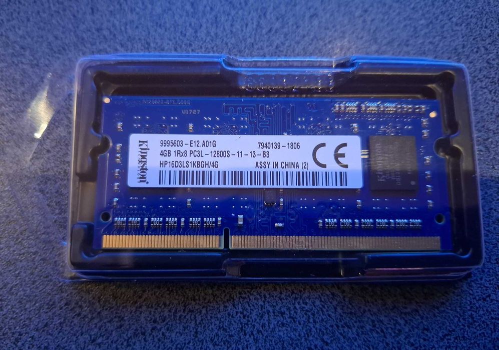 Memorie RAM Kingston, SODIMM laptop DDR3, 4Gb 1600 MHz, 1.35 V
