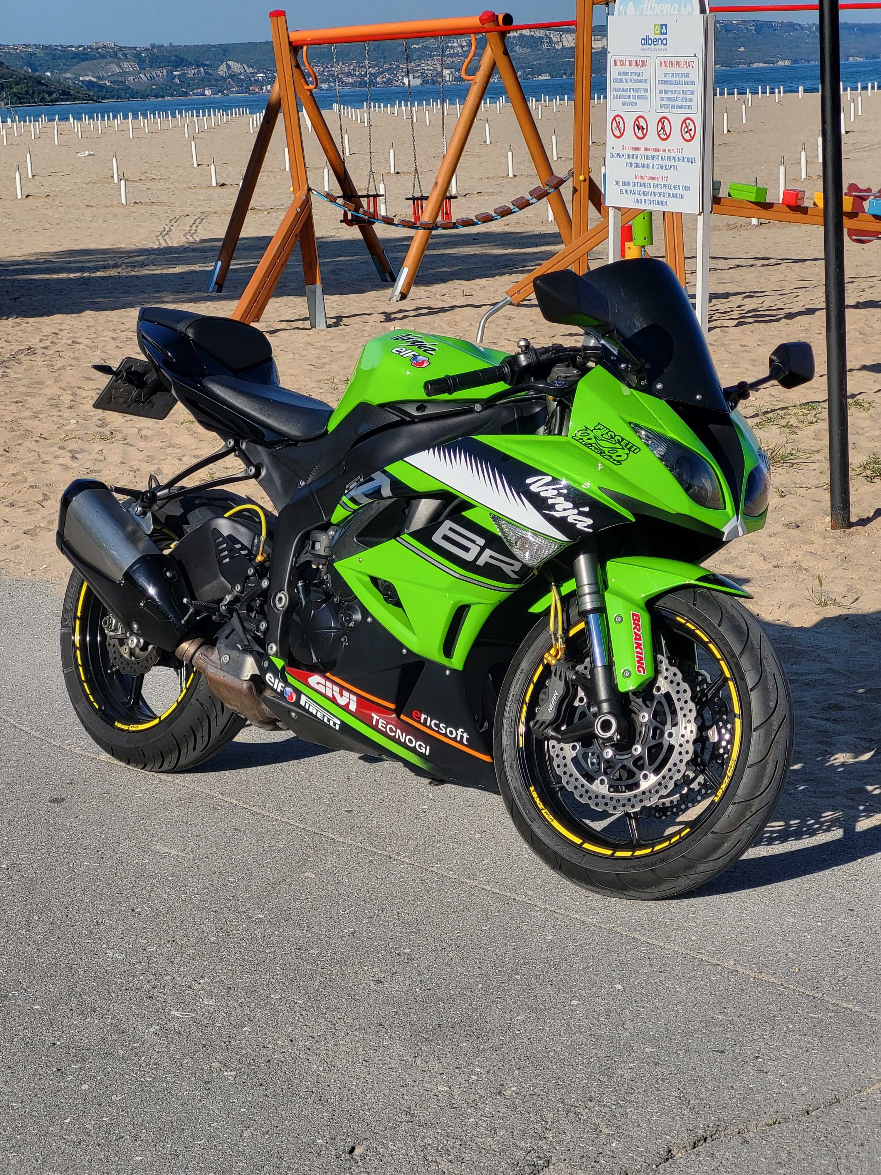 Kawasaki ninja zx6r 2009г