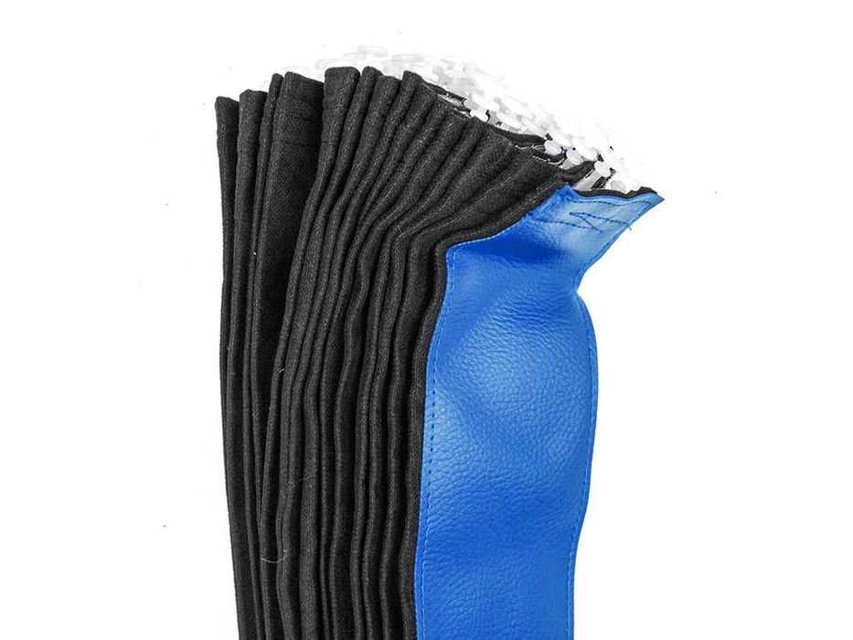 Perdele pentru camion, 4 piese / negru + albastru