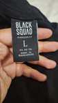 Vand tricou BLACK SQUAD marimea L este oversized