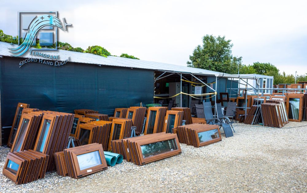 termopane geamuri 1 canat noi stejar de la 300 lei