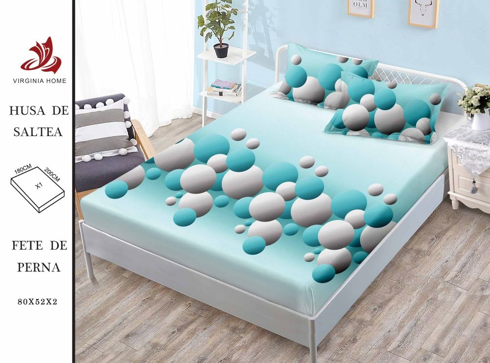 Set lenjerie cu husa de saltea PREMIUM
