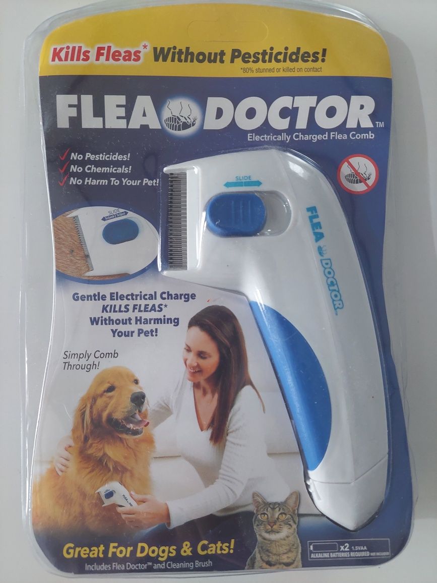 Pieptăne electric impotriva puricilor  Flea Doctor