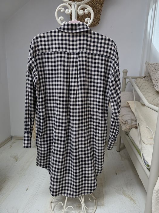 Cămașă Zara, pepita, cu aplicații din margele