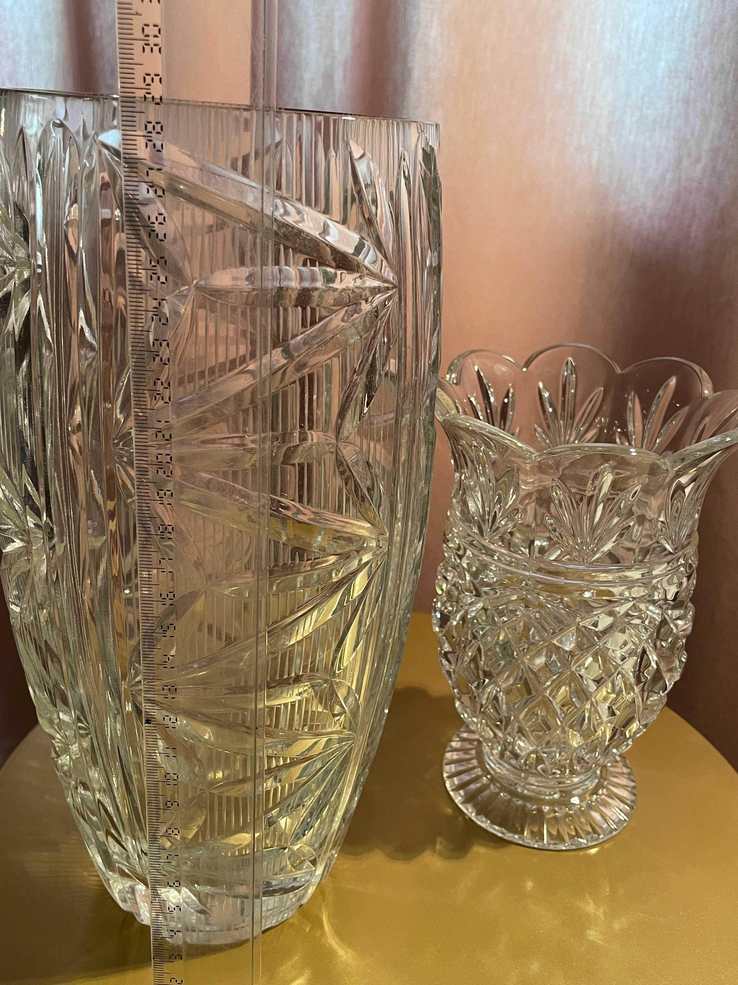 vaze  si fructiere de cristal Boemia