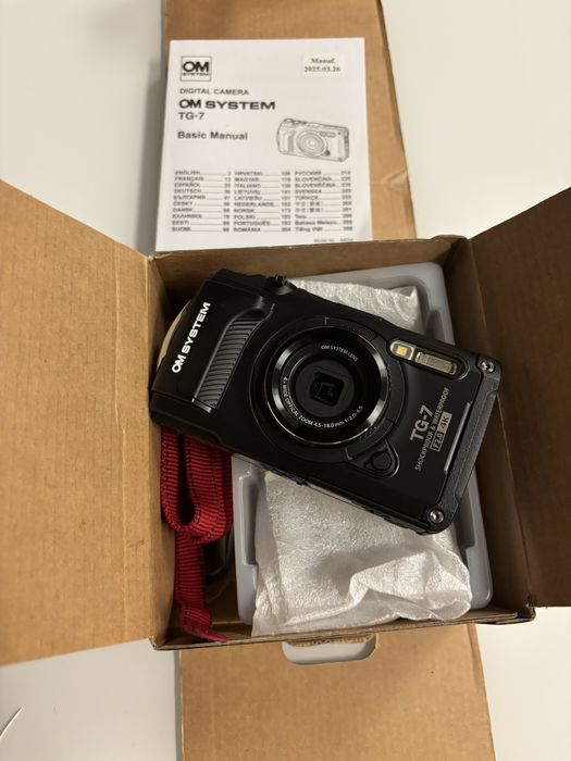 OM System TG-7 Aparat Foto Compact 12MP 4K Red sh