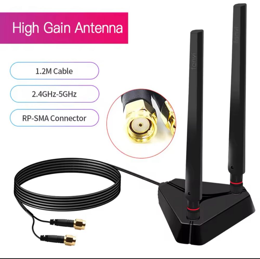 Antene wifi Router - adaptor placi retea AX210 BE200..