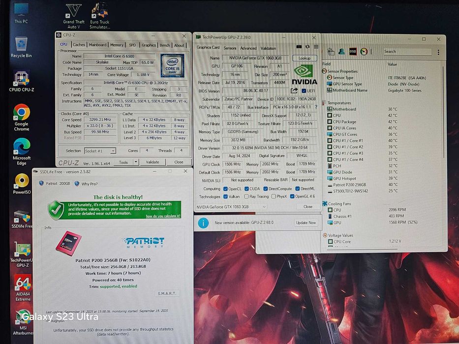 Unitate PC Gaming i5 6500 3.6Ghz/16GB GDDR4/GTX1060 3GB GDDR5/SSD GTAV