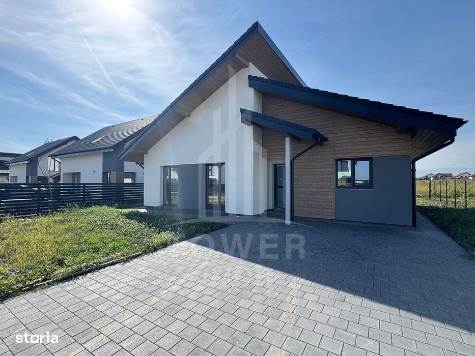 Casă pe un singur nivel INDEPENDENTĂ ENERGETIC - Cartier NOU