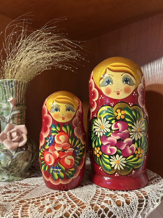 Маленький фужер на 30 мл. Матрешки