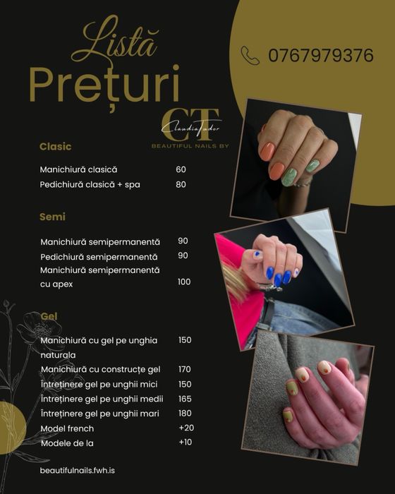 Unghii semi/gel drumul taberei