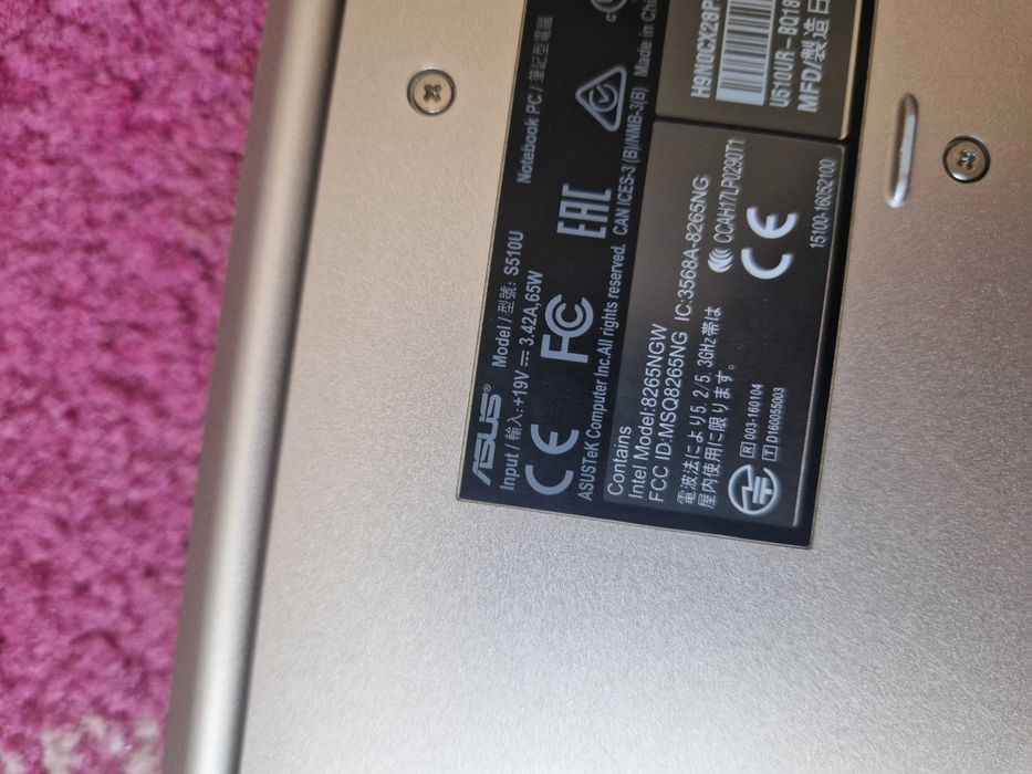 ASUS Vivobook S15 ( Bios Lock )