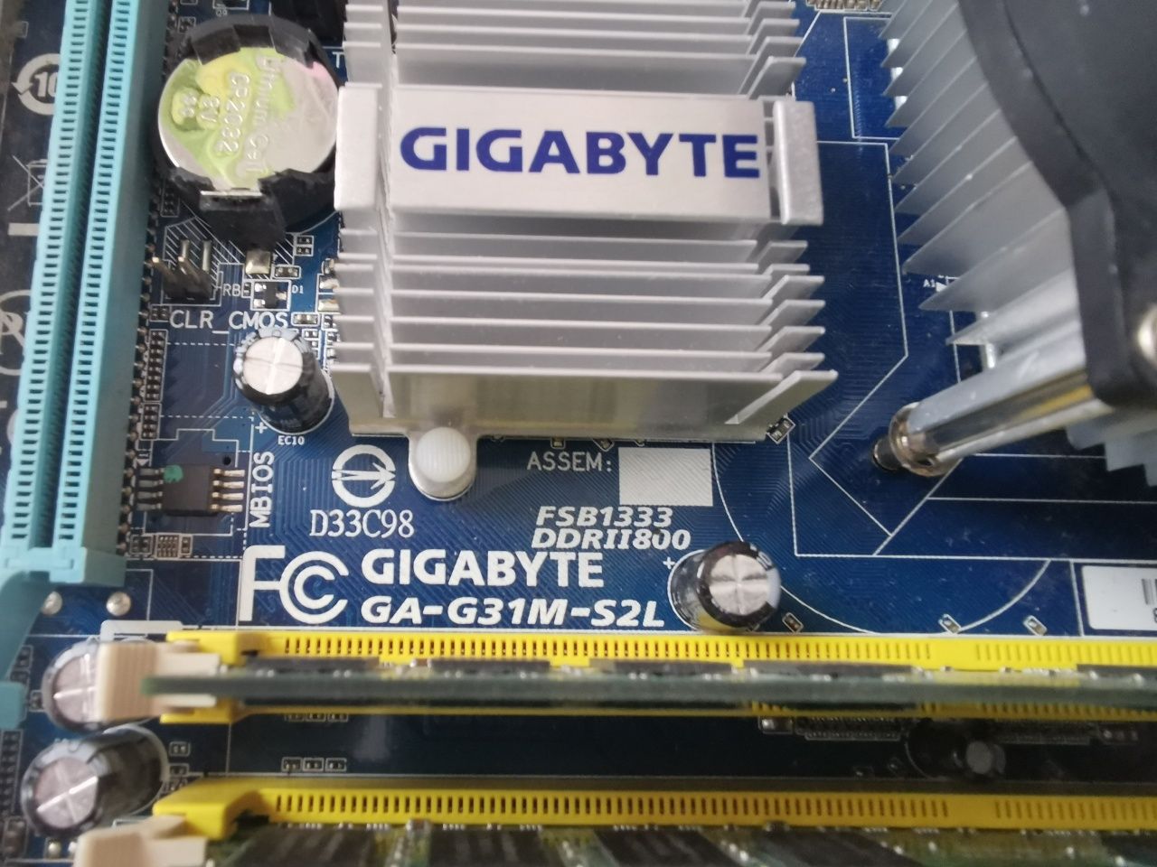 Kit Intel E5700+Gigabyte G31+4GB RAM