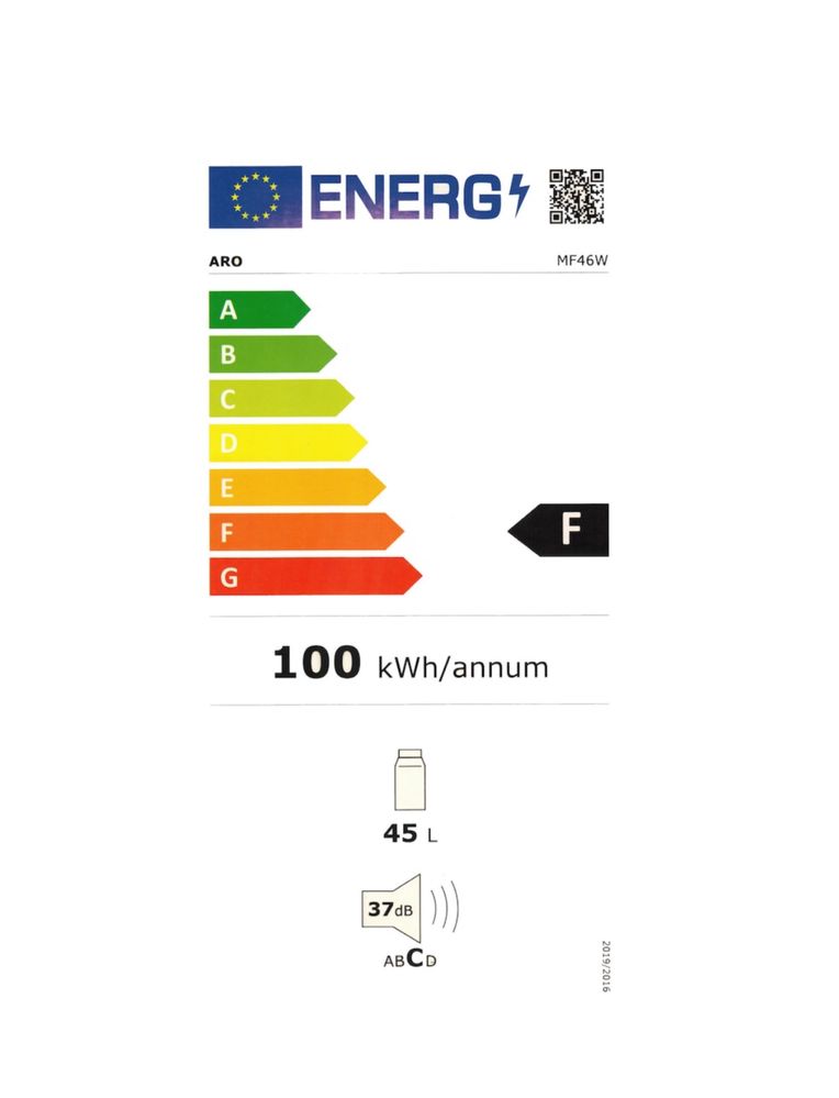 Frigider Minibar Aro sigilat 46L, Clasa F, MF46W