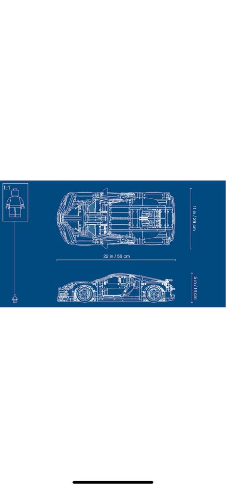 Конструктор Bugatti Chiron тип Lego