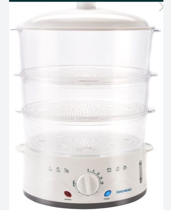 Aparat de gatit cu aburi Daewoo DFS900W, 900 W