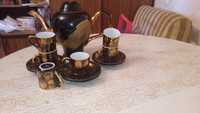 Чашки кофейные Дубай 6 шт и чайник 1.2 литра