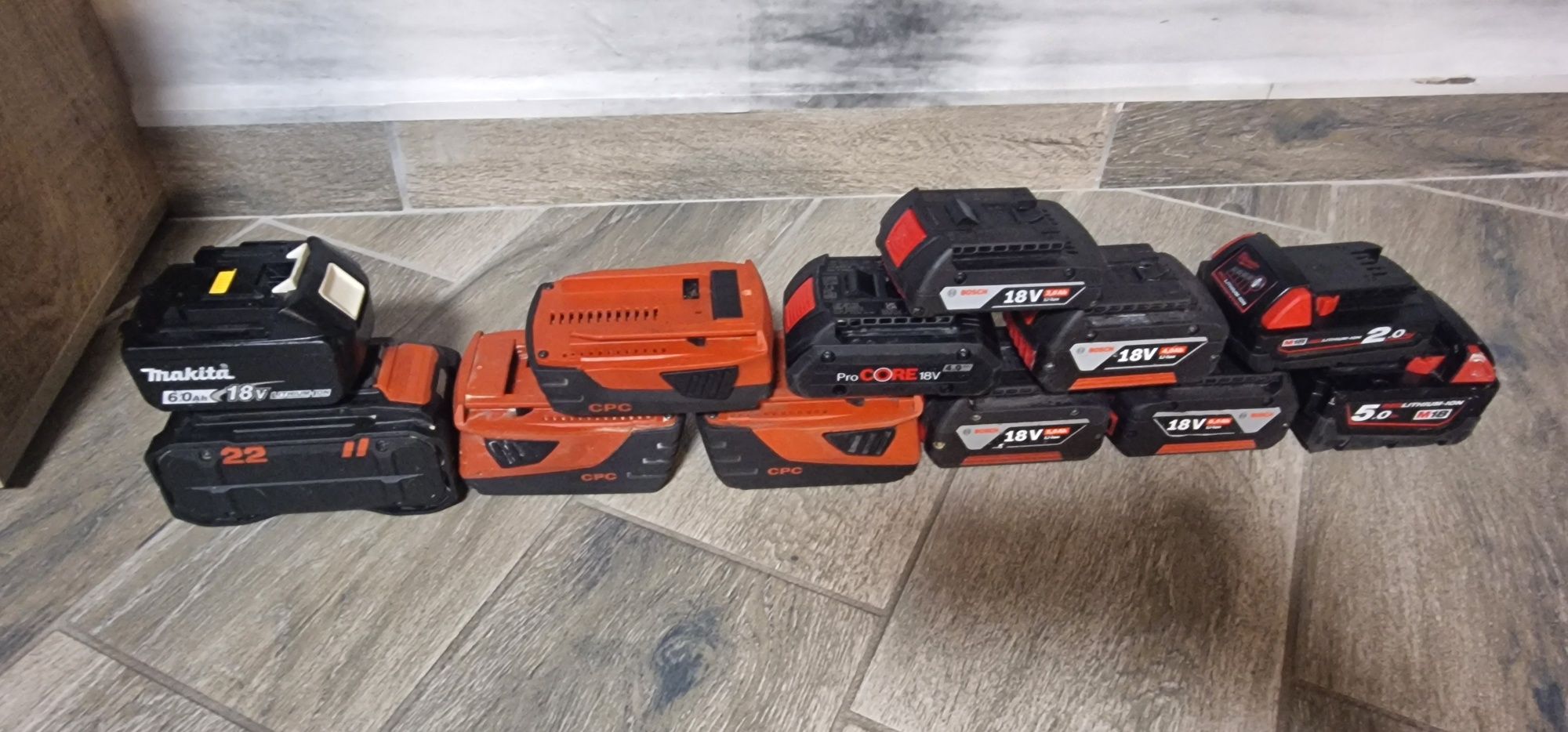 Батерии Bosch Makita Milwaukee Hilti Procore