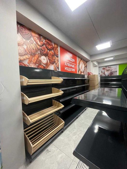 Торговые стелажи, полки для магазина ассортимент в рассрочку