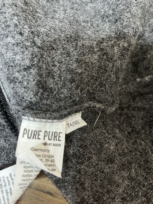 Overall lână fiartă Pure Pure - Grey Melange 74/80