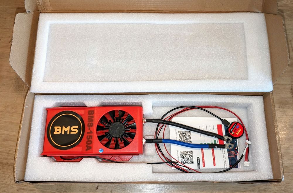Smart BMS 3S Li-Ion 12V 150A cu răcire activă și senzor de temperatura