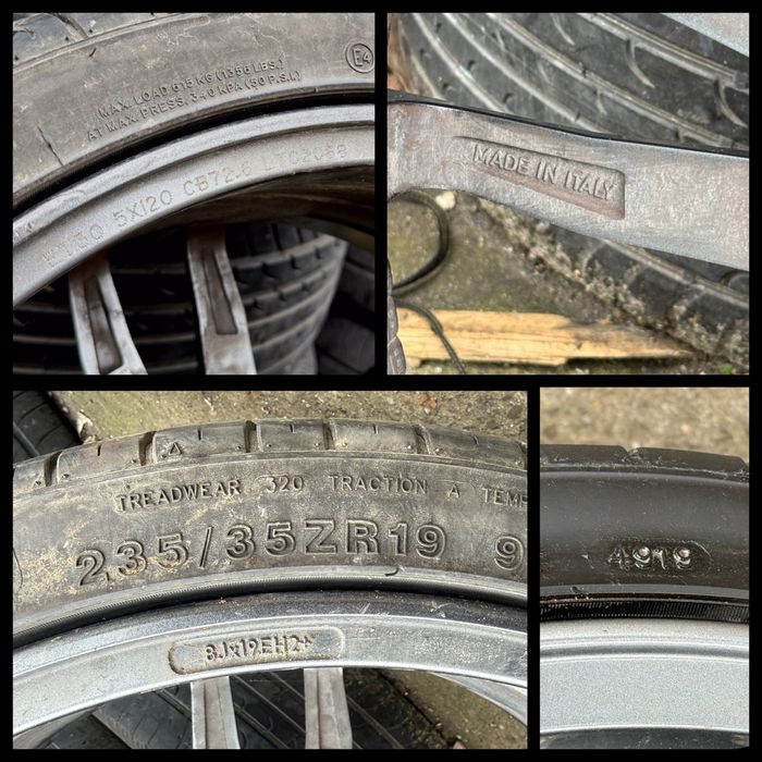 Jante BMW 19” - GMP Italy Swan - Glossy Anthracite - 235 35 19