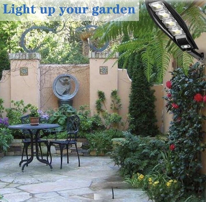 Lampa Solara 260w Prindere Perete, Senzor de Miscare, Telecomanda