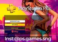 750+ игр Подписка PS Plus - DELUXE PS4 / 5 (fifa,gta,mk1, last of us )