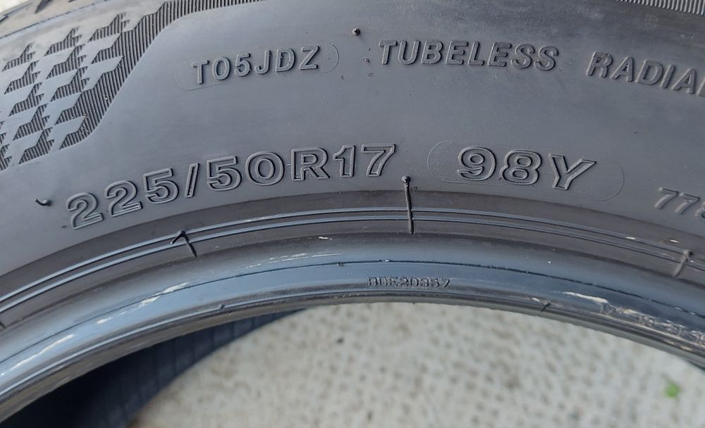 Set 2buc 225/50 R17 98Y XL Bridgestone Turanza T005 *BMW vară