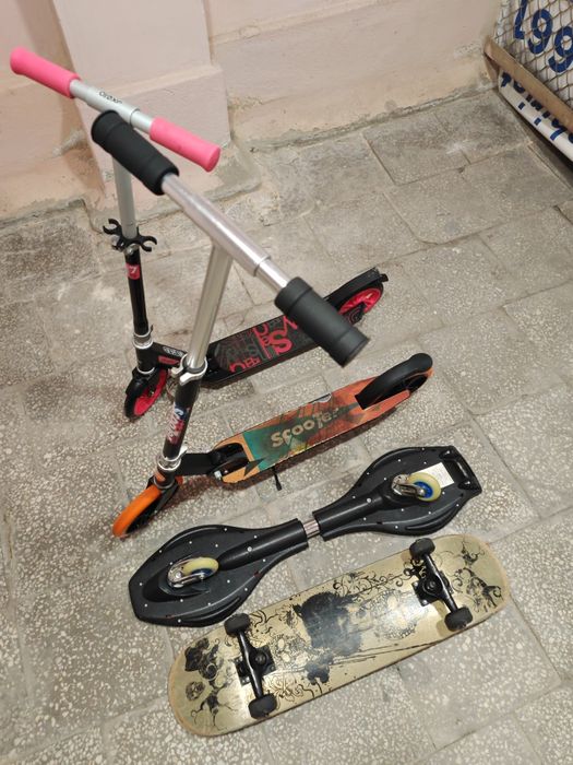 Trotineta Oxelo, Trotineta Scooter, Skateboard, Waveboard